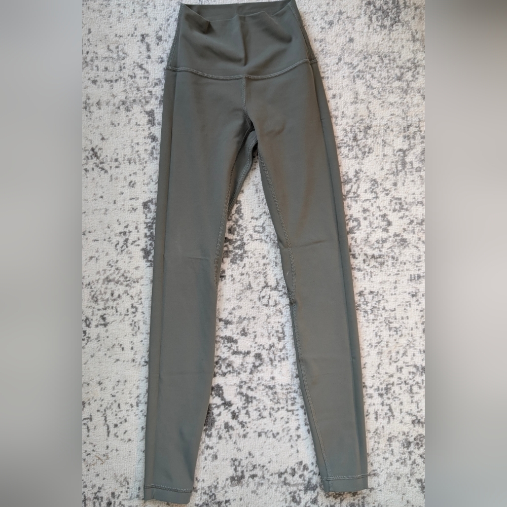 lululemon Align™ High-Rise Pant 28" Size 0, Grey Sage - Picture 2 of 5